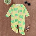 thumbnail image 2 of CAICJ98 Baby Pajamas Baby Clothes for Boys Girls Unisex Zip-Front Non-Slip Onesie Sleeper Infant Baby Girl Clothes (Light Yellow,6-9 Months), 2 of 3