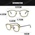 thumbnail image 2 of PC & Metal Frame, Edgy Design Stylish & Minimalist Blue Light Blocking Glasses, 2 of 5