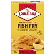 Louisiana Fish Fry Products New Orleans Style Fish Fry Crispy Seafood Breading Mix, 22 Oz Box