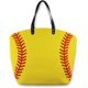 thumbnail image 1 of Softball Béisbol Lona Tote Bag Bolso grande de gran tamaño Utility Beach Travel Prints Gift Sailing Electrónica, 1 of 3