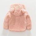 thumbnail image 3 of Timegard Baby Toddler Clothes Winter Fleece Thick Jacket Cute Hoodie Cotton Comfy Coat Warm Outerwear, 3 of 7