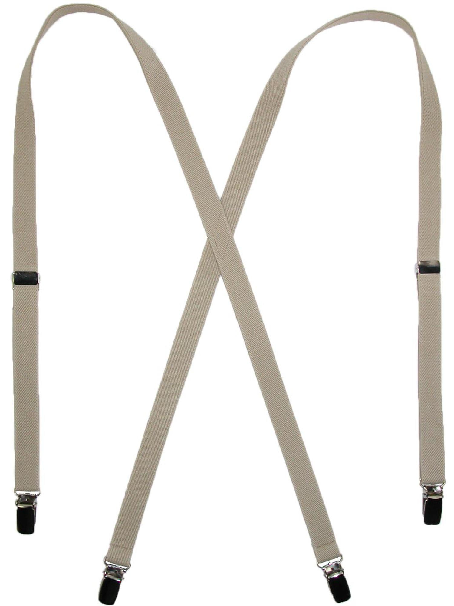 CTM Elastic .75 Inch Wide Undergarment ClipEnd Suspenders