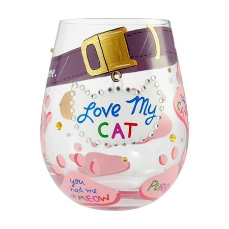 

Lolita Love My Cat Stemless Wine Glass #6006302
