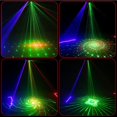 thumbnail image 4 of DJ Lights,HJY Four Beam Effect Stage Light RGB Sound Activated Pattern Party Strobe Lights for Birthday Friend Party Disco Dancing Bar Club, 4 of 5