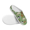 thumbnail image 3 of Lsque Cows And Calves Pattern Womens Comfort Cotton on Scuff With Memory Foam and Anti-skid Sole Slipper-46/47, 3 of 7
