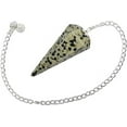 thumbnail image 2 of Dalmatian Jasper Crystal Pendulum Divination, 2 of 5