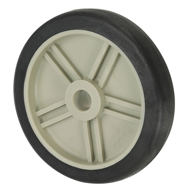 Unique Bargains 5.6" Universal Air Compressor Wheel with 0.6" Hole for Easy Mobility, Beige