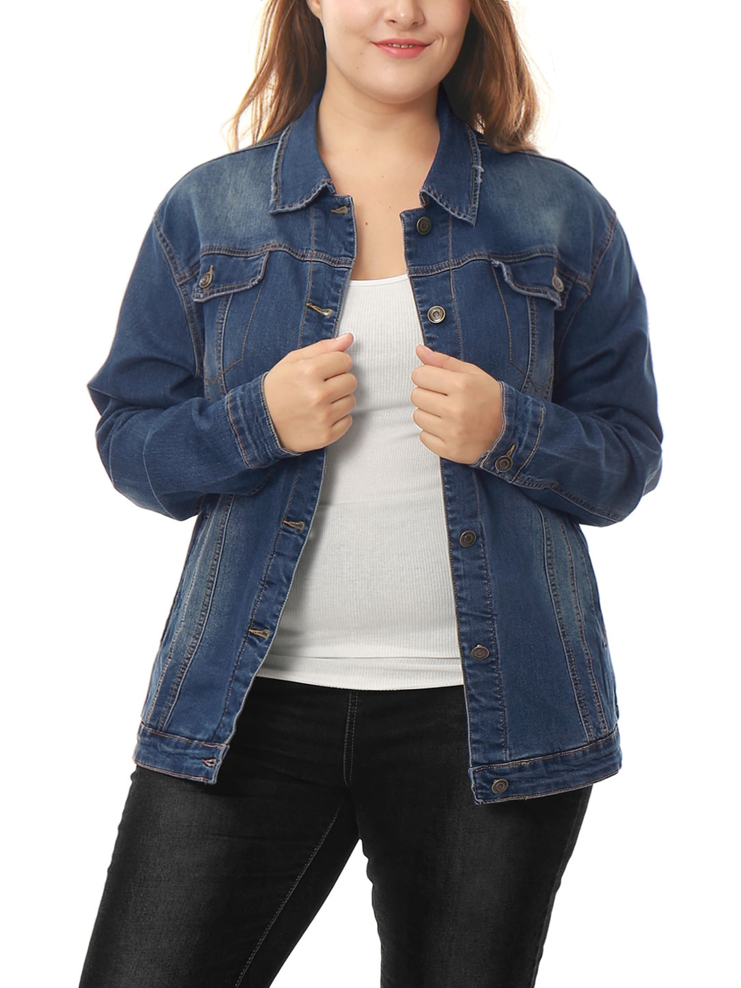 jean jacket women walmart