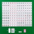 thumbnail image 7 of Full Size Mah Jongg Set 166 Premium Tiles, 4 Multi-Color Rack/Pushers, Travel-Friendly Red Bag, Ideal for American Mahjong & Chinese Mahjong, 7 of 7