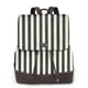 thumbnail image 1 of Balery Black And White Thick Stripes Mochila de Cuero para Mujeres, Gran Capacidad, Bolsa de Viaje Multifuncional, Mochila de Cuero y Bolsa de Hombro para Mujeres, 1 of 4
