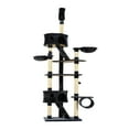 thumbnail image 1 of Topcobe 94" - 102" Huge Cat Tree Tower with Sisal Scratching Posts, Ceiling High Cat Tree & Condo Scratching Post Tower, Indoor Multi-Level Cat Tree Condo Furniture Kitty Activity Center, White, 1 of 5