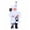 D, variant on Christmas Santa Standing Figurine Figure Decoration,Small Santa Claus Kids Gift,Xmas Collectible Figurines