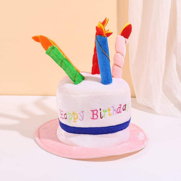 Regalo de Cumpleaños de Navidad, Sombrero de Cumpleaños, Sombrero de Decoración Navideña, Sombrero de Vela para Pastel, Sombrero de Fiesta, Regalo Lindo y de Moda