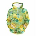 thumbnail image 3 of Sudadera con capucha retro con estampado de flores en 3D para hombre, sudadera con gráfico floral, jerseys de manga larga estilo Harajuku Street, ropa para hombre y mujer, 3 of 5