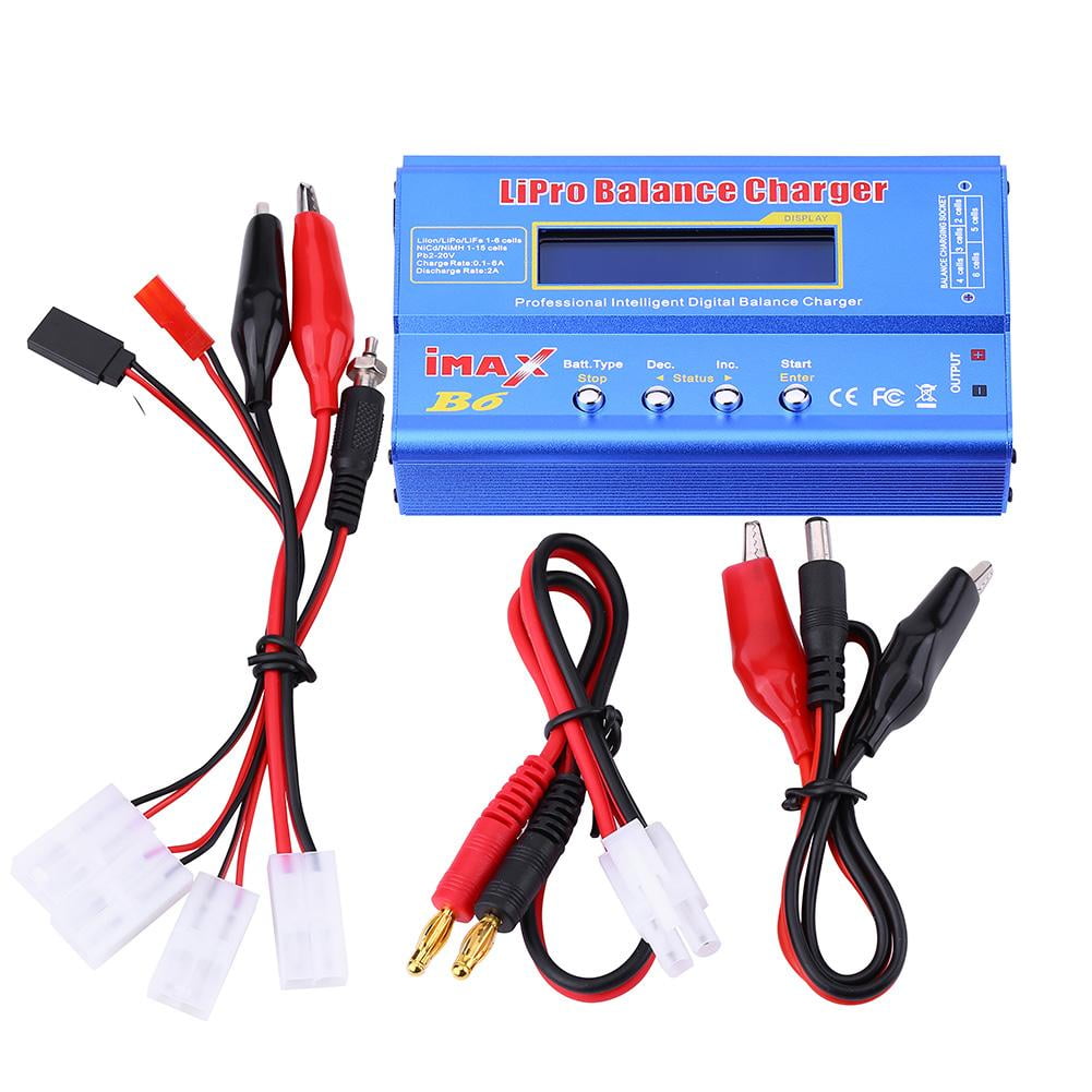 Mgaxyff Lipo Battery Balanced Charger,3Types RC Lipo Battery Digital Balanced Charger Remote