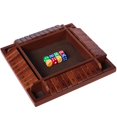 thumbnail image 1 of Juego de dados Shut The Box Nicecho para familias de 2 a 4 jugadores, color marrón, 1 of 7