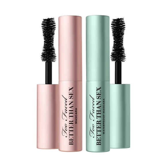 Set de rímel Too Faced Better Than Sex, tamaño viaje con bolsa