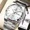 Silver&White, variant on Poedagar Man Wristwatch Sport Quartz Stainless Steel Male Watches Waterproof Date Watch