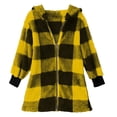 thumbnail image 6 of Women Sherpa Jacket Fuzzy Fleece Zip Up Winter Coat Warm Faux Fur with Pockets Long Sleeve Hooded Outerwear, 6 of 6
