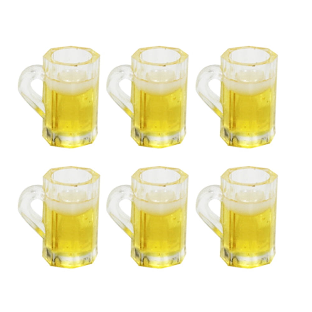 10Pcs Miniature Beer Mugs Miniature Wine Glasses Miniature Beer Mug