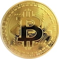 thumbnail image 1 of Un  juego de bitcoin fisica dorada de metal XIMXI Color Dorado Ximxi Color Dorado, 1 of 2