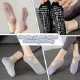 thumbnail image 3 of GIRACOA 5 Pairs Non-Slip Yoga Socks for Women, Non-Slip Yoga Socks for Women Breathable Pilates Socks Non-Slip Yoga Socks for Women Girls for Yoga Pilates Barre Dance Fitness, 3 of 8