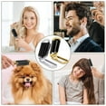 thumbnail image 6 of OPALESQUE Travel Hair Brush, 2 Pcs Folding Hair Brush with Mini Mirror, Compact Hair Brushes Hair Styling Tools for Gym, Trip, Purse, Swimming, Silver & Gold, 6 of 7