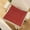 Red, variant on Multi-Color Linen Chair Cushion Pad 15x15 Inches,Thickened Seat Cushion for Dining Chairs,Office,Sofa,All-Season (10 Colors)