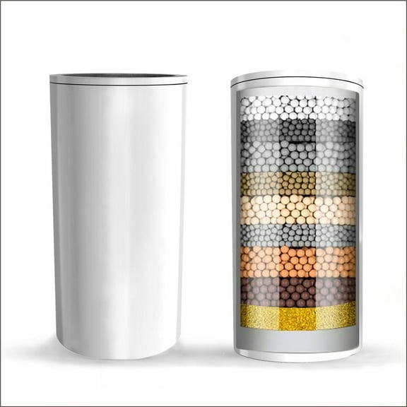 AUKTOPT 2 Pack Replacement Filter for Shower Head, Water Softener Filters for Hard Water, Remove Chlorine