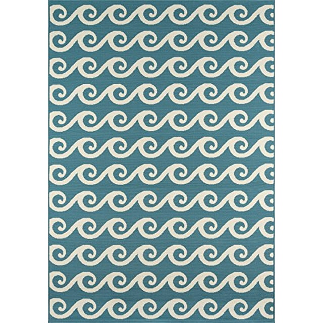 Momeni Rugs, Inc. BAJA0BAJ14BLU1837 Momeni_BAJA COLLECTION_BAJ14_BLUEsize1'8"x3'7"