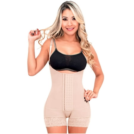 

SONRYSE 066 Fajas Colombianas Reductoras Postpartum Girdle Full Body Shapewear Shaper for Women Beige XL