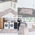 thumbnail image 6 of Kitchen Rugs and Mats Non Skid Washable Spring Flowers Floral Kitchen Mat and Rug Set,Floor Cushion Absorbent Rug,Rubber Backed Area Rugs for Kitchen Laundry, 6 of 7
