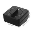 thumbnail image 2 of TABLETREANDS Compact Abs Black Kitchen Timer Mechanical Timer For Cooking And Baking 1Pcs, 2 of 8