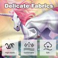 Unicorn 2Pack Velvet Pillow Inserts with Unique Patterns Chair