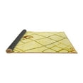 thumbnail image 2 of Ahgly Company Indoor Rectangle Solid Yellow Modern Area Rugs, 3' x 5', 2 of 4