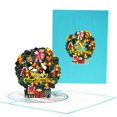 thumbnail image 1 of 3D Christmas Greeting Card With Envelopes And Writing Cards Colorful Pop Up Merry Christmas Cards,h04, 1 of 5
