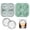 Green, variant on 3D Prism Crystal Ball Ice Cube Tray, Large Sphere Silicone Round Ice Mold, Fun Shapes with Clear Funnel Lid for Cocktails, Whiskey Gifts (Without Glass)