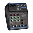 thumbnail image 2 of Console de Mixage DJ à 4 Canaux avec Système de Moniteur d'Alimentation Phantom 48V, Mélangeur USB, 2 of 5