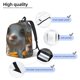 thumbnail image 3 of Easygdp Adorable Llama In Flowers Mochila de Lona Resistente para Laptop, Compatible con Laptops de 15 a 17 pulgadas, Ideal para Escuela, Trabajo y Viajes-Small, 3 of 5