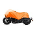 thumbnail image 1 of Unique Bargains 210T Motorcycle Half Cover Outdoor Waterproof Rain Dust UV Protection Orange M, 1 of 7