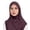 Brick Red, variant on Solid Color Bubble Chiffon Scarf for Women Fashion Soft Hijab Long Scarfs Wrap Scarves Beige