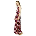 thumbnail image 4 of Bimba Women Long Maxi Floral Dress Sleeveless Chic Style Rayon Custom Gown, 4 of 8