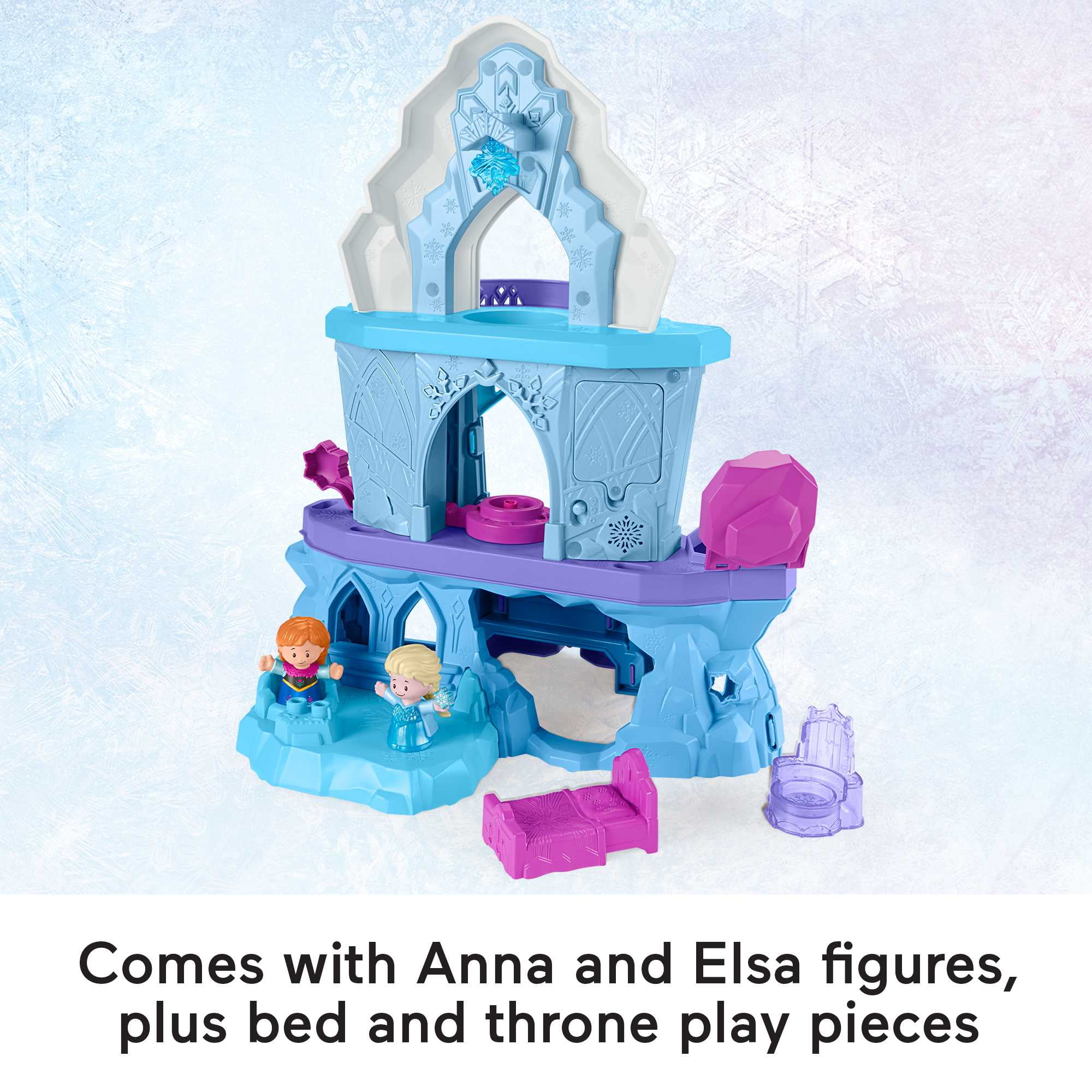 Disney Frozen Elsa’s Enchanted Lights Palace Little People Toddler Musical Playset