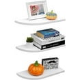 thumbnail image 6 of WELLAND Floating Corner Shelves Wall Mounted Display Shelf Set of 3 for Bathroom, Bedroom, Living Room, Kitchen, Office and More, 6 of 6