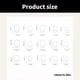 thumbnail image 3 of Cats Eye Short Square False Nail 24pcs Press on Nail with Bows Acrylic Stick on Nail Manicure Nail Decoration for Women, 3 of 4