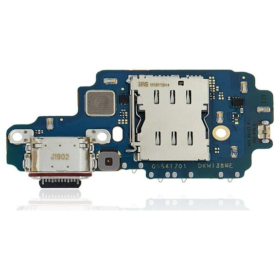 Charging Charge Port Board With Sim Card Reader For Samsung Galaxy S22 Ultra 5G (SM-S908B) International Version
