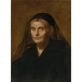 thumbnail image 2 of Simone Cantarini 19x24 Gold Ornate Framed and Double Matted Museum Art Print Titled - Portrait of a Widow, 2 of 4
