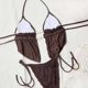 thumbnail image 5 of Tankini para mujer, traje de baño de dos piezas con tirantes de color liso, informal, de playa, a la moda, para mujer, tankini, de dos piezas, para mujer, trajes de baño para mujer, tankini para mujer, 5 of 7