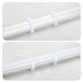 thumbnail image 5 of T5 U Clips Soporte para LED Luz Bombilla Montaje Soporte Plástico Fluorescente Tubo Soporte con Tornillos, Blanco Paquete de 15, 5 of 5