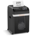 thumbnail image 6 of Bonsaii Commercial Grade 200-Sheet Auto Feed Micro-Cut Paper Shredder, 60-Minute/ 8 Gals Bin, 6 of 11